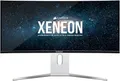 Corsair XENEON 34WQHD240-C 34 Zoll QD-OLED Gekrümmtes Gaming-Monitor – 3440 x 1440, 240Hz, 0,03ms GtG, G-SYNC-Fähig, FreeSync Premium, True Black HDR400, HDMI 2.1, DisplayPort 1.4, USB-C – Weiß