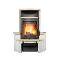 HARK Kaminofen "Avenso GT ECOplus", creme, Stahl/Keramik, 8 kW, Dauerbrand geeignet - beige