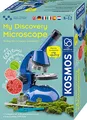 KOSMOS 616984 Entdecker-Mikroskop, Präparate vergrößern und Naturwissenschaften entdecken, Experimentierkasten mit mehrsprachiger Anleitung (DE, EN, FR, IT, ES, NL), ab 8 Jahren, Mint Spielzeug