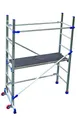 FACAL Kleines mobiles P6 Aluminium Gerüst für alle Arbeiten im Haus und Zuhause mit einer maximalen Arbeitshöhe von 2,90 m.