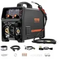 VEVOR MIG-Schwei_gerät, 200 A synergetische MIG-Schwei_maschine, 4-in-1-Gas-MIG/Flux Core-MIG/Stick/Lift-TIG-Mehrprozess-Welder mit