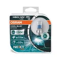 Osram 9005CBN-HCB Cool Intense Hb3, +100 Prozent Mehr Helligkeit, Bis Zu 5.000K, Halogen Scheinwerferlampe, Led-Look, Duo Box (2 Lampen), Blau
