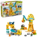 Lego Duplo Baustelle mit Baufahrzeugen - 3-in
