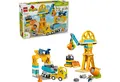 LEGO® Baustelle mit Baufahrzeugen – 3-in-1-Set (10476), LEGO DUPLO Town Konstruktionsspielsteine, (84 St), Made in Europe