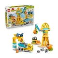 LEGO 10476 DUPLO® Baustelle mit Baufahrzeugen – 3-in-1-Set