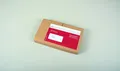 Elco 29128.80 Lieferscheintaschen 250 Stück Quick Vitro aus Kraftpapier mit biologisch abbaubarer Fensterfolie, Format C5/6 DL+, rot