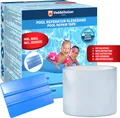 Veddelholzer Pool Reparaturset wasserdichtes unterwasser Klebeband 10 cm x 150 cm Transparentes Abdichtband, Flex Tape, Pool Flickzeug zum Abdichten von Pool Swimmingpool für alle Pooloberflächen