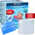 Veddelholzer Pool Reparaturset wasserdichtes unterwasser Klebeband 10 cm x 150 cm Transparentes Abdichtband, Flex Tape, Pool Flickzeug zum Abdichte...