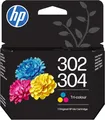 HP 302/304 Tri-color Original Ink Cartridge Tintenpatrone (B7RT6AE#LS1)