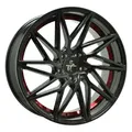 Keskin Wheels Kt20 Black Painted Red Inside 8x18 ET 30 5/112 Alufelge Rot