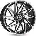 Keskin KT20 Future black painted red inside 8x18 ET30 - LK5/112 ML72.6 Alufelge schwarz