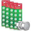 AG13 LR44 Batterien Knopfzelle Alkalisch 165mAh 40 Stück sicher langlebig