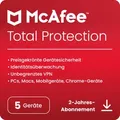 McAfee Total Protection 5 Geräte - 2 Jahre Software