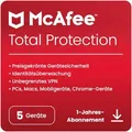McAfee Total Protection - 5 Geräte (5 User, 5 Geräte/User, 24 Monate) (MTP32MNR5RDACD)