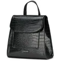 Puccini Rucksack "Timeless" in Schwarz - (B)23 x (H)22 x (T)11 cm