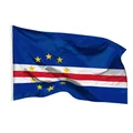 PHENO FLAGS Kap Verde Flagge 90x150 cm – Wetterfeste Nationalflagge aus Polyester mit Doppelnaht & Metallösen