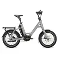 QIO EINS P-5 FL 2025 | lead metal | 48 cm | Kompakt E-Bikes - schwarz/grau