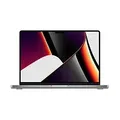 Apple MacBook Pro mit Touch ID 14.2 (Liquid Retina XDR Display) M1 Pro (8-Core CPU, 14-Core GPU) 16 GB RAM 512 GB SSD [Late 2021, französisches Tastaturlayout, AZERTY] space grau