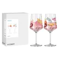 RITZENHOFF 8106003 Cocktail-Glas 2er Set 600 ml, Serie Tierisch glücklich, 2 Stück mit Katzen Motiv bunt - Made in Germany