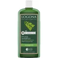 LOGONA Naturkosmetik Pflegendes Shampoo für natürlich gesundes Haar, Geeignet für alle Haartypen, Haarshampoo mit veganer Formel aus Bio Brennnessel, 1 x 500 ml