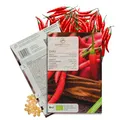 BIO Chili Samen (De Cayenne, 50.000 Scoville) - Chili Saatgut aus biologischem Anbau ideal für die Anzucht im Garten, Balkon oder Terrasse (10 Korn)