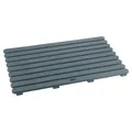 Basera® Badaccessoire-Set Dusch- und Saunarost für Innen- und Außenbereich Grau, Duschmatte rutschhemmend 80 x 50 cm