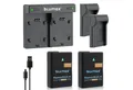 Blumax Set mit Lader für Nikon EN-EL14 D3300 D5500 1300mAh Kamera-Akku