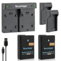2x Akku + Lader für Nikon EL-EL14  D3300  D5500 D5600 P7700 P7800 1300 mAh