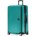 HAUPTSTADTKOFFER Mitte - Großer Koffer mit 4 Doppel-Rollen XL Reisekoffer mit Erweiterung, stabiler Trolley Hartschalenkoffer TSA, 130 L,Türkis - Türkis