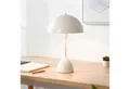 OTTO home Tischleuchte Dorrio Pilzlampe, Leuchtmittel wechselbar, ohne Leuchtmittel, Textilkabel blendfreie Nachttischleuchte, Tischlampe, E14, Pilz, Lampe