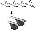 4x Fahrradträger SAGITTAR + Dachträger VDP kompatibel mit für Toyota Rav4 IV 5 Türer ab 2013