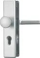 ABUS Türschutzbeschlag KLS114 Wechselgarnitur F1 f. Wohnungsabschlusstüren 72mm