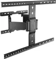 Poppstar TV-Wandhalterung Fernseher-Halterung extra stabil bis 50kg, (bis 80,00 Zoll, inklusive Schrauben, Abstandshalter, Montagewerkzeuge, Anleitung, schwenkbar für Flach- und Curved-Monitore (VESA 200x200 - 600x400)