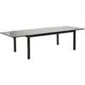 MERXX Ausziehtisch "Trivero", BxHxT: 200 x 75 x 110 cm, Tischplatte: Sicherheitsglas - grau