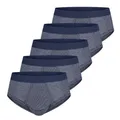 Esge Herren Slip Ringel 5er Pack Größe 5