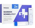 Vetasan 2X Giardien Schnelltest für Hund & Katze I Professioneller Giardientest zuverlässig & schnell I 98,3% Genauigkeit I Giardien Test, Giardia Test