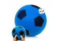 alldoro Softball Schaumstoff-Ball blau Ø 20 cm, weicher Soft-Fußball für Kinder, Sicherer Kinderball für drinnen & draußen, geeignet ab 0 Jahren