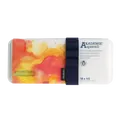 Schmincke Akademie Aquarell mit 18 x 1/2 Näpfchen, inkl. Stift-/Pinselgummi