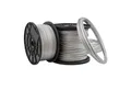 DQ-PP Seil DQ-PP STAHLSEIL 100m, 4-8mm, 6x19, galvanisch verzinktes Drahtseil, Windenseil, Forstseil, Spannseil