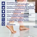 VILSTEIN Elektrische Fußbodenheizung 150W - Komplett-Set - Für nahezu alle Bodenbeläge | 3,5m2 - 7m
