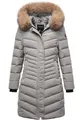 REPUBLIX Winterjacke LUCILLE Damen Gefütterte Dicke Glanz Winter Jacke Mantel Parka mit Kapuze