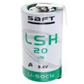 SAFT LSH 20 Lithium Batterie 3.6V Primary LSH20 mit U-Lötfahne 2780/T Mono
