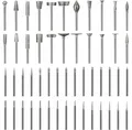 Diamant Schleifstifte Set 52 Stück 3 mm Schaft Fräser Gravur Schleifmaschine Bit