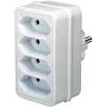 Brennenstuhl 1508040 Adapterstecker Brennenstuhl Euro 4 fach weiß