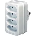 Brennenstuhl Adapterstecker Euro 4 4x weiß 1508040 (4007123115808)