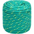 vidaXL Bootsseil Grün 16 mm 50 m Polypropylen 152732