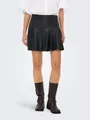 ONLY Lederimitatrock ONLARTZY LIFE HW FAUX LEA PLE SKIRT PNT