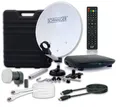 Schwaiger 719604 SAT-Antenne (35 cm, Stahl, Single LNB, hellgrau)