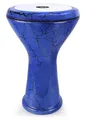 Türkische Darbuka Trommel Dümbek Aluguß mit Ersatzfell Tasche und Schlüssel