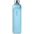 Vinsun Trinkflasche Tritan Wasserflasche 1L, Sportflasche Kohlensäure geeignet & BPA frei, Auslaufsicher, bruchsicher, geruchs- und geschmacksneutral blau 1000 ml | 28 cm